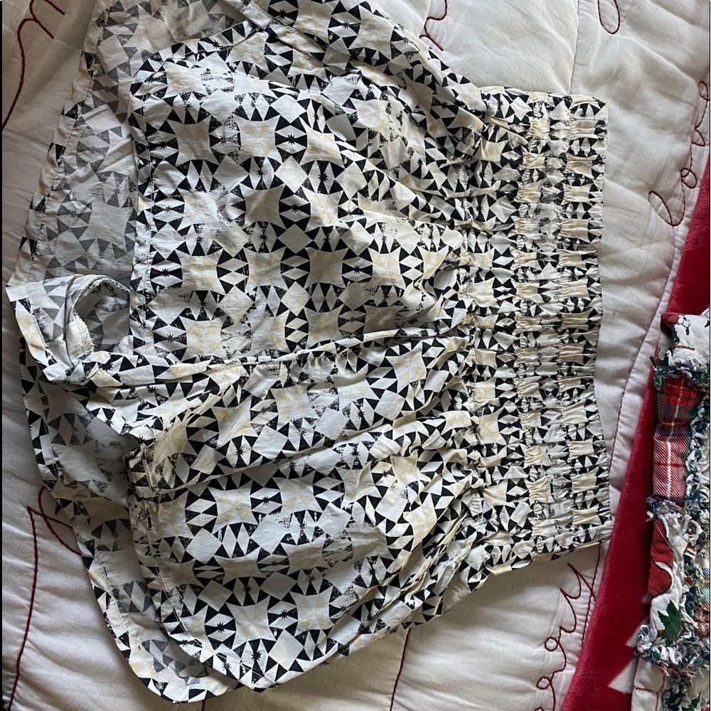 Free People The Way Home Printed Shorts L